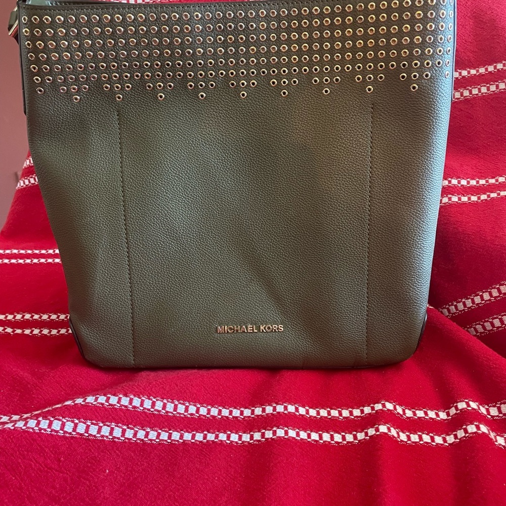 Beautiful Dark Green Michael Kors Bag